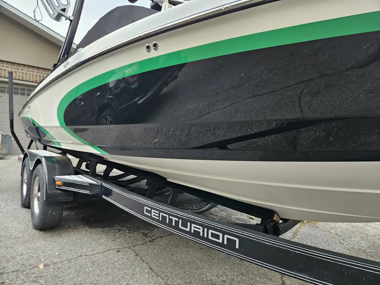 Centurion boat in the shop