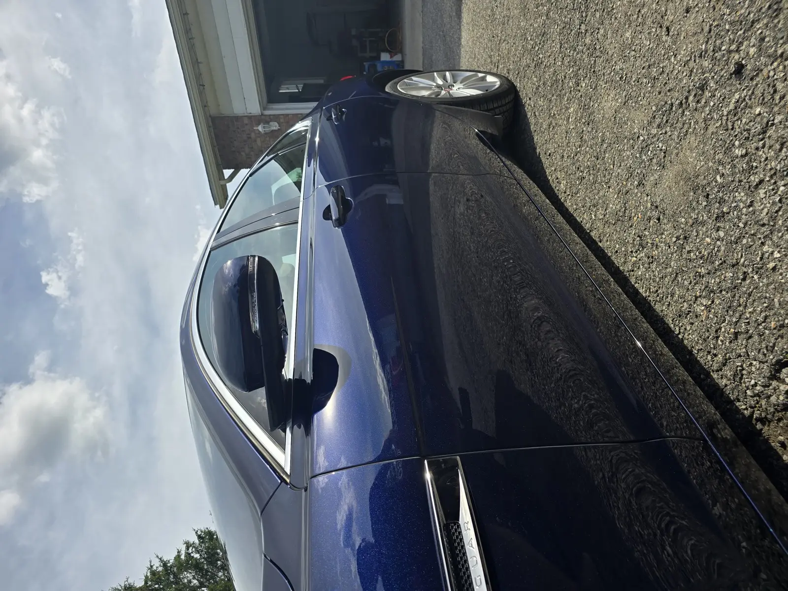 Paint correction, Jaguar XF, after
