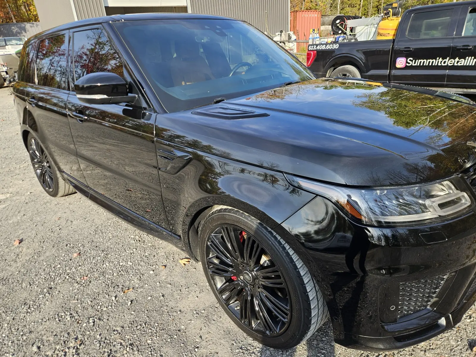 Ceramic coating, Range Rover, after